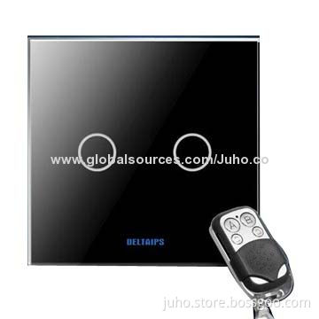 Capacitive Touch Remote Control Smart Wall Light Switch, 110-240V AC, 50-60Hz